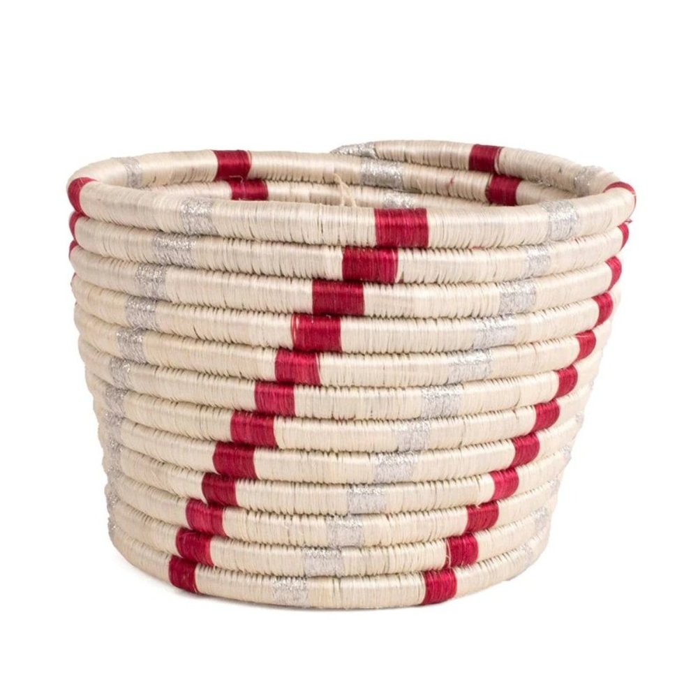 CLEARANCE Candy Cane Plant Basket